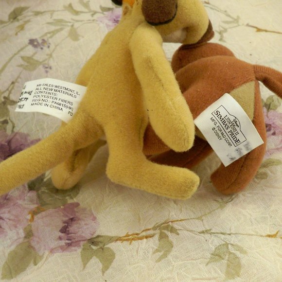 Disney Winnie the Pooh Characters, Kovu & Timon Stuffed & Key chain - Picture 4 of 6